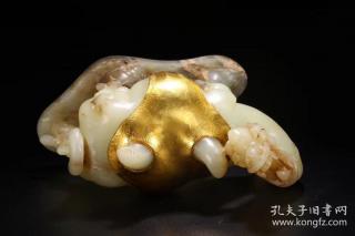 和田玉包金骆驼